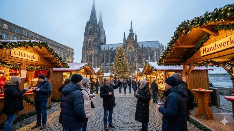 A Christmas Market in Germany