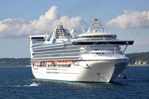 A cruise ship